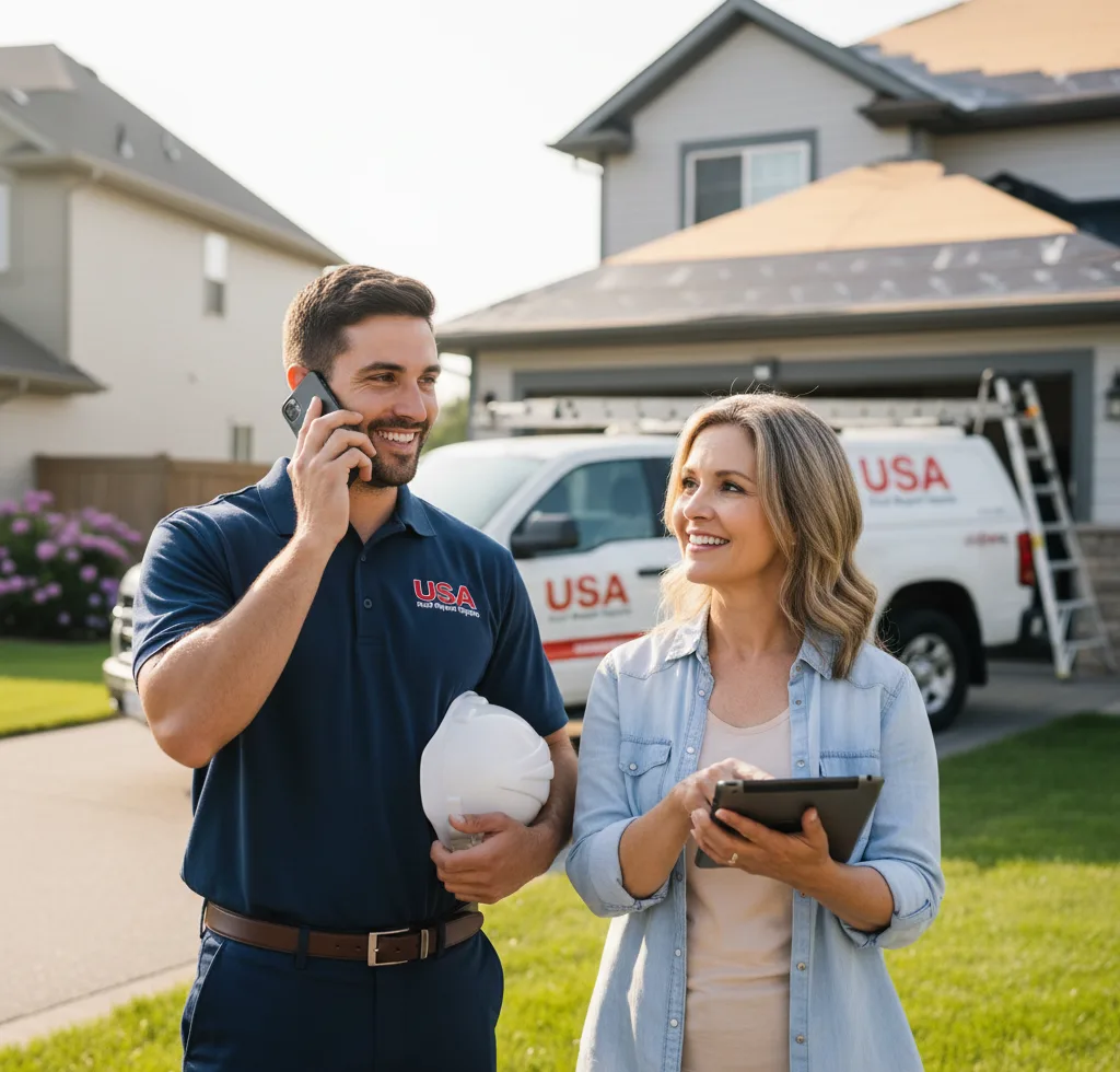 USA Roof Repair Experts customer support in Helendale